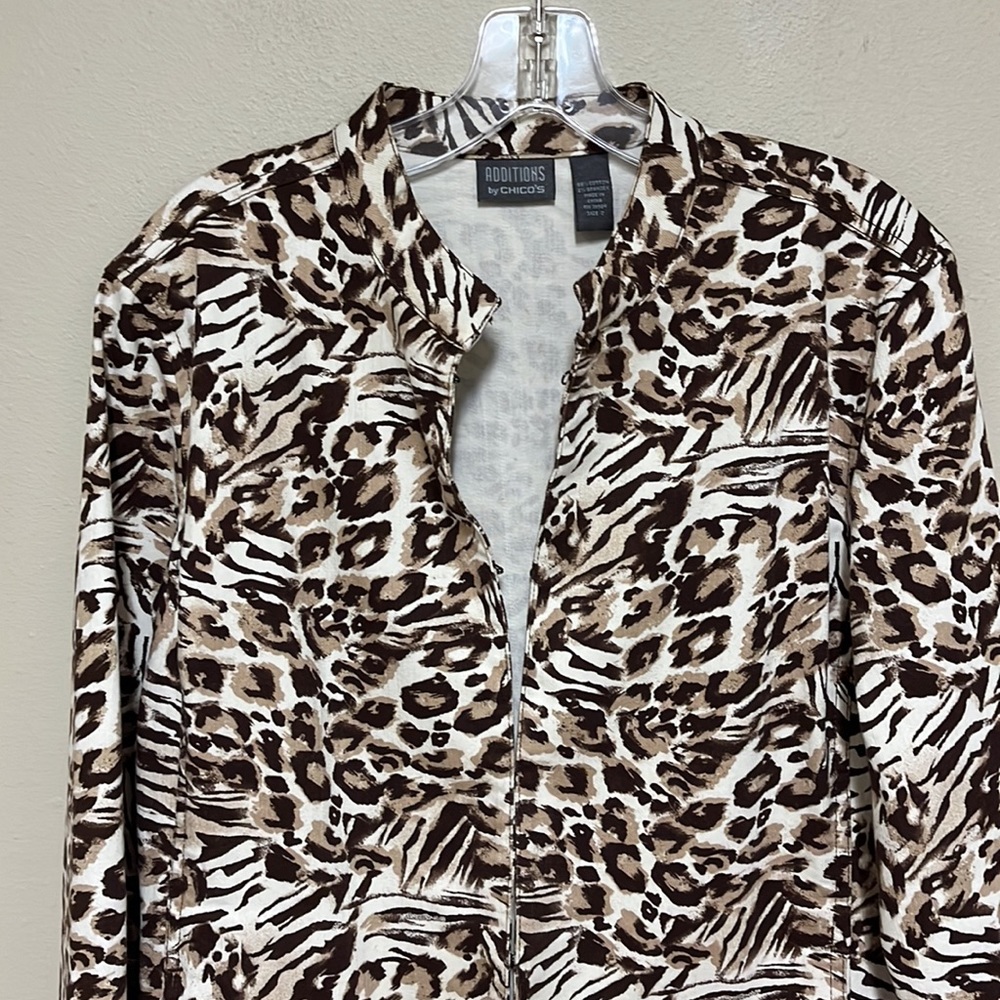Additions by Chico's Animal Print Jacket